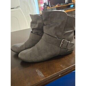 Lower East Side Grey Ankle Boots-10